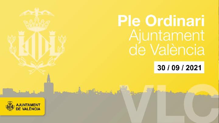 30-09-2021. Ajuntament de València. Hemicicle. Evento en Directo 300921-044130-