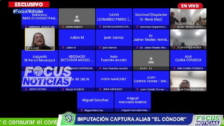 En vivo | Audiencia IMPUTACIÓN Alias 