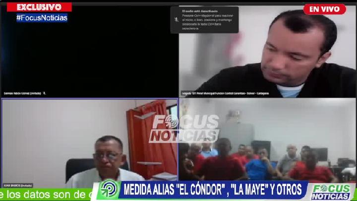 EXCLUSIVO | En Vivo. Audiencia Medida Alias EL CONDÓR Capo LA GUAJIRA. Día 2  #FocusNoticias