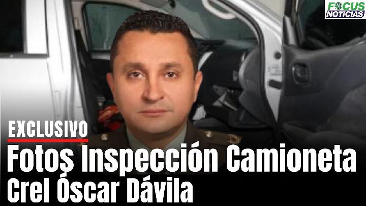 Focus Noticias obtuvo en EXCLUSIVA el registro fotográfico de la inspección que hicieron los investigadores del Cuerpo Técnico de Investigación al vehículo en que se quitó la vida el Coronel Óscar Dávila Torres, coordinador de la protección Anticipativa Presidencial, el pasado 9 de junio dentro de la camioneta Nissan Frontier que le fue asignada para sus labores cotidianas.

El informe incluye las fotografías de diferentes ángulos de la camioneta en que quedó el cuerpo sin vida del oficial y de los elementos que se encontraron en su interior tras el trágico suceso registrado en el sector  de El Salitre muy cerca al Bunker de la Fiscalía General.
