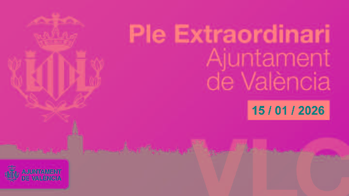 Ple Extarordinari de l´Ajuntament de Valéncia 15 de gener 2026.
150126-102609.