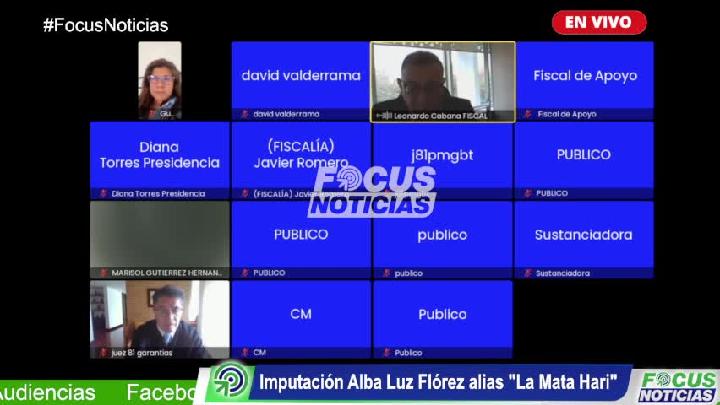 En vivo. Audiencia Carlos Vargas Exmagistrado libertad por vencimiento términos #FocusNoticias