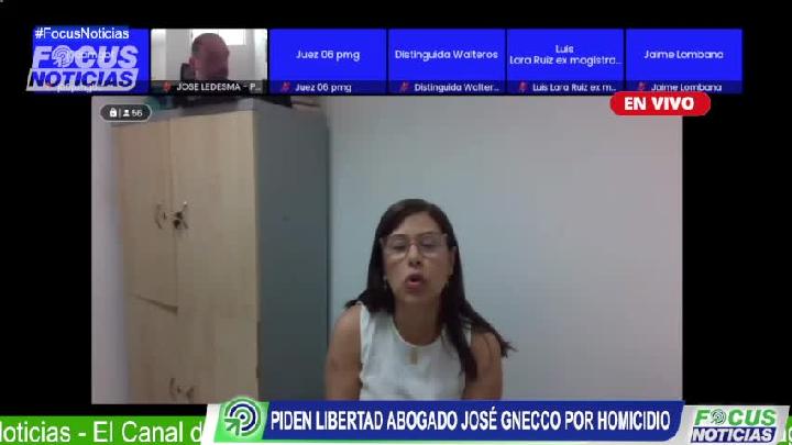 En vivo | Audiencia piden libertad reconocido abogado José Gnecco por homicidio de su esposa #Focus