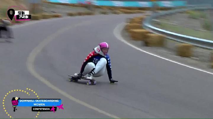 Skateboarding Downhill - Round of 32  Parte 2