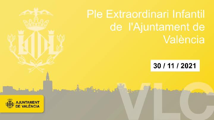 30-11-2021. Día internacional de la Ciudad Educadora.
Ajuntament de València. Hemicicle. Evento en Directo. 301121-122827.
