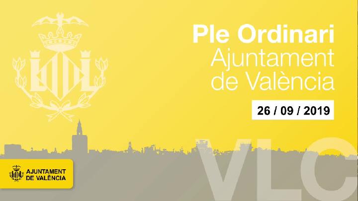 Ajuntament de València.
Evento en directo Live 2019-09-26