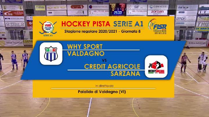 #hockeypista – Serie A1 - recupero 8a giornata – Highlights - Why Sport Valdagno x Credit Agricole Sarzana - mercoledì 27 gennaio 2021
