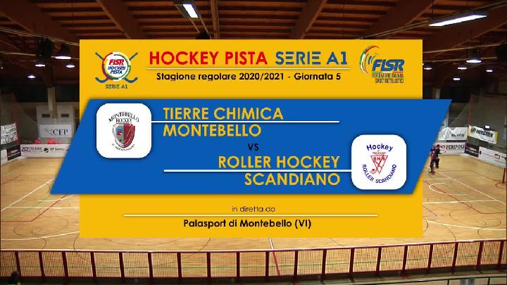 #hockeypista - Serie A1 - recupero 5a giornata -  Highlights - Tierre Chimica Montebello x Roller Hockey Scandiano - martedì 29 dicembre 2020