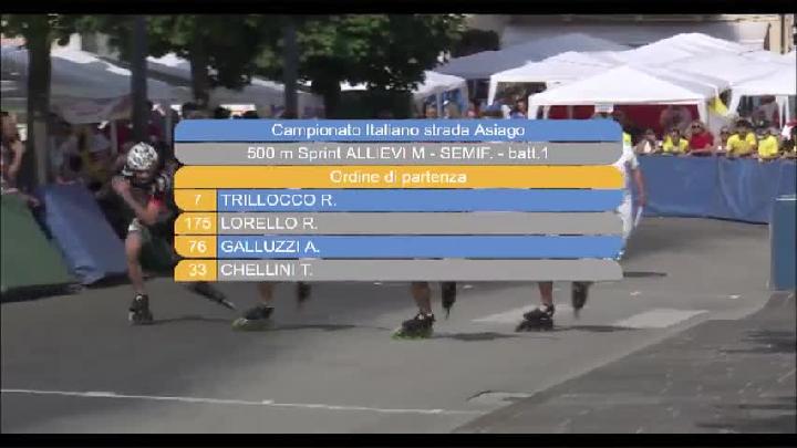 Semifinale 500m sprint AM