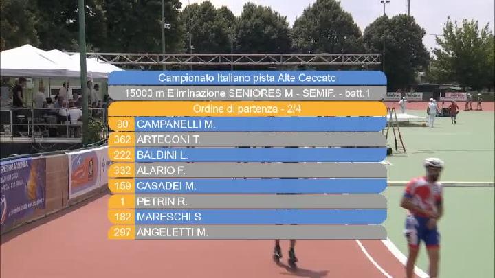 10.000mt E Semifinale Seniores M - Batteria 1