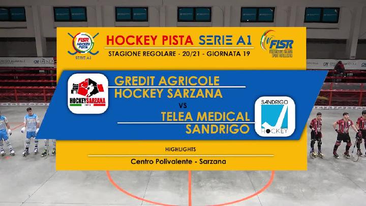 #hockeypista – Serie A1 - 19a giornata –  Highlights - Crèdit Agricole Hockey Sarzana x Telea Medical Sandrigo - Sabato 13 febbraio 2021