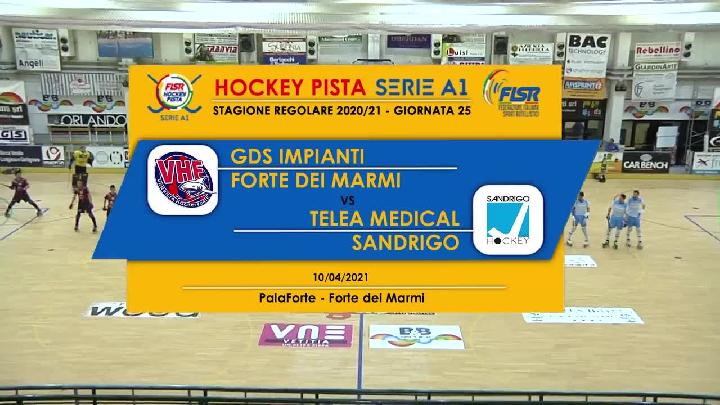 #hockeypista - Serie A1 - 25a giornata - Highlights - GDS Impianti Forte dei Marmi x Telea Medical Sandrigo - sabato 10 aprile 2021