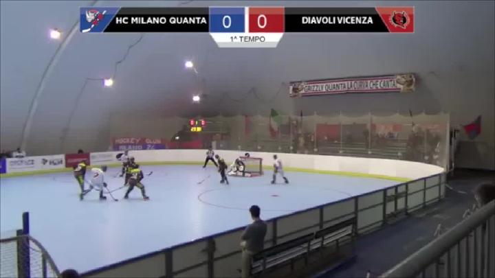 Highlights giornata 08 - HC Milano Quanta vs Diavoli Vicenza - 22 Dicembre 2018