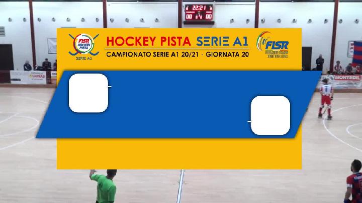 #hockeypista - Serie A1 - posticipo 20a giornata - Highlights - Roller Hockey Scandiano x TeamServiceCar Monza - mercoledì 24 febbraio 2021