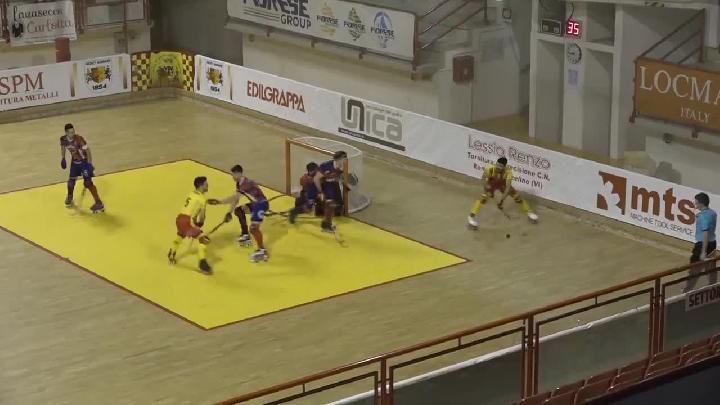 #hockeypista - Serie A1 - 12a giornata - Highlights - Ubroker Bassano x Roller Hockey Scandiano - sabato 19 dicembre 2020
