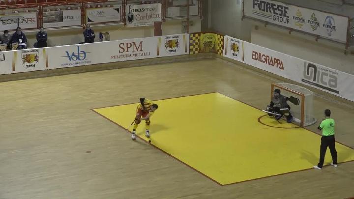 #hockeypista - Serie A1 - recupero 6a giornata - Highlights - Ubroker Bassano x GSH Trissino - mercoledì 16 dicembre 2020