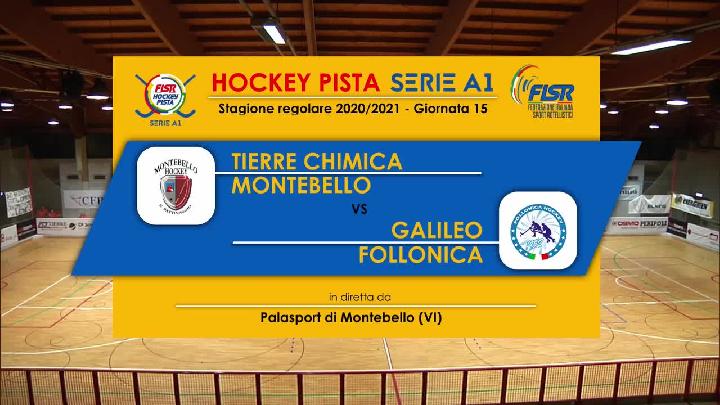 #hockeypista –  Serie A1 - 15a giornata - Highlights - Tierre Chimica Montebello x Galileo Follonica- sabato 16 gennaio 2021