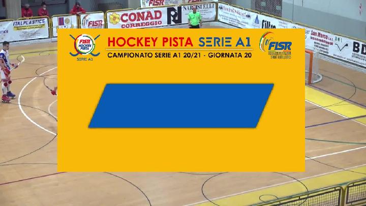 #hockeypista - Serie A1 - 20a giornata - Highlights - Bidielle Correggio x Credit Agricole Sarzana - domenica 21 febbraio 2021
