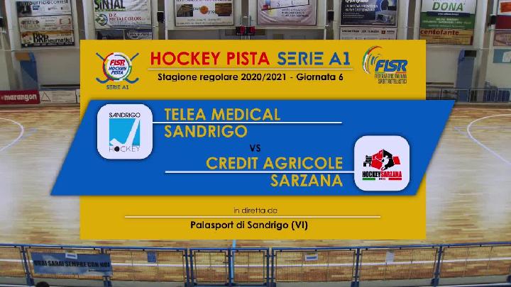 #hockeypista - Serie A1 - recupero 6a giornata - Highlights - Telea Medical Sandrigo x Credit Agricole Sarzana - mercoledì 16 dicembre 2020