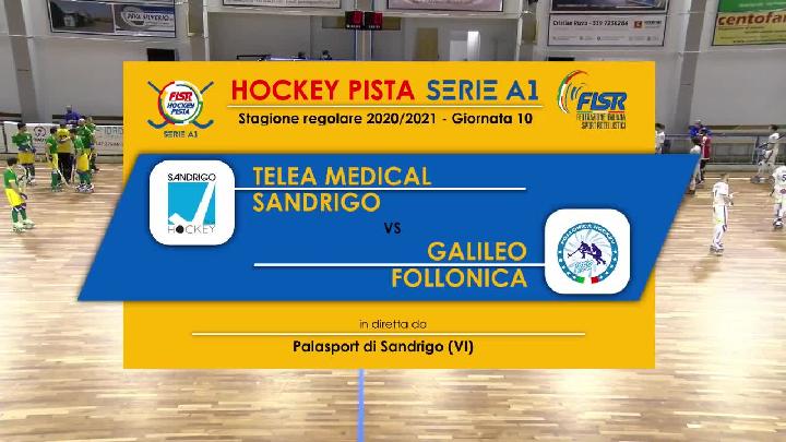 #hockeypista - Serie A1 - 10a giornata - Highlights - Telea Medical Sandrigo x Galileo Follonica - martedì 8 dicembre 2020