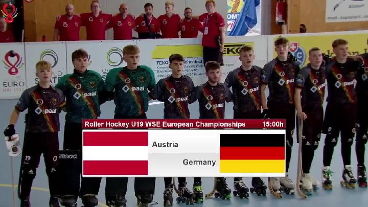 #WSERinkhockey #U19WSEEuro - Under 19 WSE European Championships - Uri 2023 (Switzerland) - Match #21 - Final 7/8 place - Austria x Germany - Saturday 16 September 2023