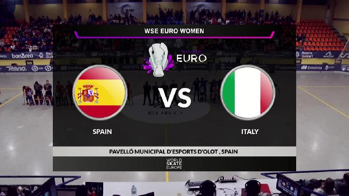 #WSERinkhockey #WSEEuroWomen - 16th European Champions Senior Women - Olot 2023 - From Monday 4th to Saturday 9th December - Wednesday 6th December 2023 - h 15:30 (CET) - Match #09 - Group A - Spain x Italy