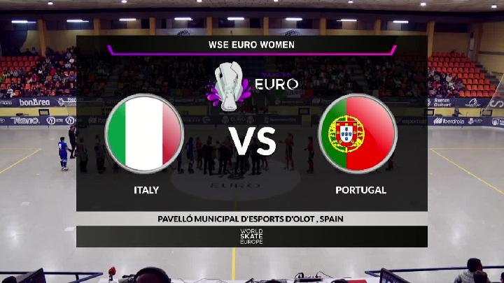 #WSERinkhockey #WSEEuroW #WSEEuroWomen - 16th European Champions Senior Women - Olot 2023 - From Monday 4th to Saturday 9th December - Friday 8th December 2023 - h 18:00 (CET) - Match #14 - Semifinal - Italy x Portugal