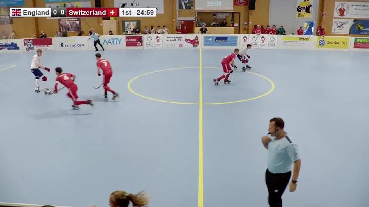 #WSERinkhockey #U19WSEEuro - Under 19 WSE European Championships - Uri 2023 (Switzerland) - Match #22 - Final 5/6 place - England x Switzerland - Saturday 16 September 2023