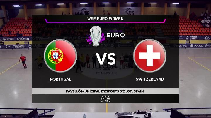 #WSERinkhockey #WSEEuroW #WSEEuroWomen - 16th European Champions Senior Women - Olot 2023 - From Monday 4th to Saturday 9th December - Thursday 7th December 2023 - h 18:00 (CET) - Match #11 - Quarter-finals - Portugal x Switzerland