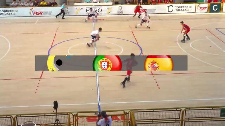 #WSERinkhockey #U17WSEEuro - Under 17 Men WSE Euro - Correggio 2023 | Match #24 - Final 1st/2nd place - Portugal x Spain- Saturday 2nd September 2023