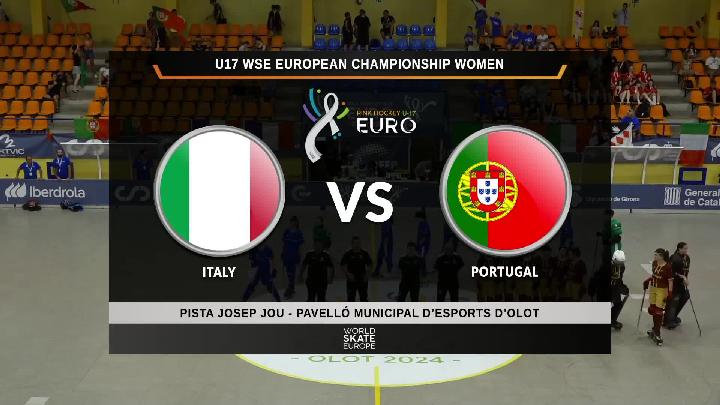 #WSERinkhockey #U17WSEEuro - Under 17 Men and Women WSE European Championships - Olot 2024 (Spain) - from 15 to 20 July 2024 - 3rd matchday – Thursday 18 July 2024 | 09:30 - Women - Germany x France | 11:15 - Women - Italy x Portugal | 13:00 - Men - Quarterfinal #4 - Germany x France | 15:00 - Men - Quarterfinal #3 - Switzerland x Italy | 17:00 - Men - Quarterfinal #1 - Portugal x Austria | 19:00 - Women - Spain x England | 20:45 - Men - Quarterfinal #2 - Spain x England