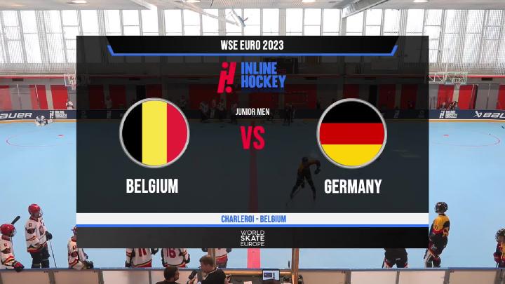 Inline Hockey - SW and JM  European Championship - Charleroi 2023 (Belgium) - RINK B - 22/07/2023 - 10:15 JM Great Britain x Namibia - 11:30 JM Belgium x Germany - 18:00 JM GF 3,5 x GF 3,4 - 19:15 JM GF 3,2 x GF 3,3
23/07/2023 - 09:45 JM GF 3,5 x GF 3,1 - 11:00 JM GF 3,4 x GF 3,2 - 12:15 JM 2nd Pool2 x 2nd Pool3 - 13:30 JM 1st Pool2 x 1st Pool3 - 16:45 JM GF 3,3 x GF 3,5 - 18:00 JM 3,4 x GF 3,1 - 19:15 JM 2nd Pool1 x 2nd Pool2 - 20:30 JM 1st Pool1 x 1st Pool2