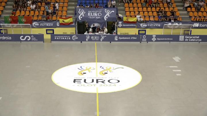 #WSERinkhockey #U17WSEEuro - Under 17 Men and Women WSE European Championships - Olot 2024 (Spain) - from 15 to 20 July 2024 - 1st matchday – Monday 15 July 2024 | 09:30 – Men – Group B – Switzerland x England | 11:15 - Men - Group B - Austria x Germany | 13:00 - Women - Portugal x England
14:45 - Women - Italy x Germany | 16:30 - Men - Group A - France x Italy | 18:00 - Opening Ceremony | 19:00 - Women - France x Spain | 20:45 - Men - Group A - Spain x Portugal