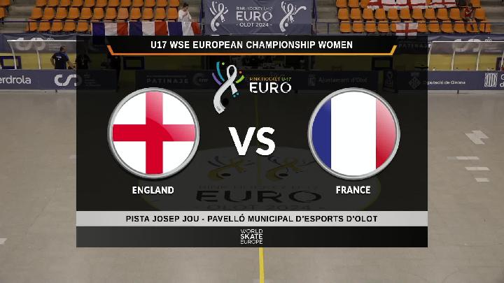 #WSERinkhockey #U17WSEEuro - Under 17 Men and Women WSE European Championships - Olot 2024 (Spain) - from 15 to 20 July 2024 - 3rd matchday – Wednesday 17 July 2024 | 09:00 - Men - Group B - Germany x Switzerland | 10:45 - Men - Group B - Austria x England | 12:30 - Women - England x France | 15:30 - Women - Portugal x Germany | 17:15 - Men - Group A - Italy x Portugal | 19:00 - Women - Spain x Italy | 20:45 - Men - Group A - Spain x France