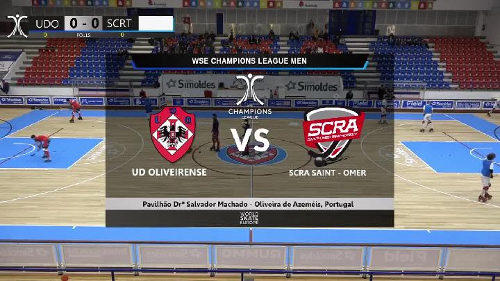 #WSERinkhockey #WSECL #WSECLMen - WSE Champions League Men - Group Stage - Group D - Matchday 5 - Thursday 8th February 2024 21:00 (CET) 20:00 (GMT) - UD Oliveirense Simoldes (POR) x SCRA Saint-Omer (FRA)