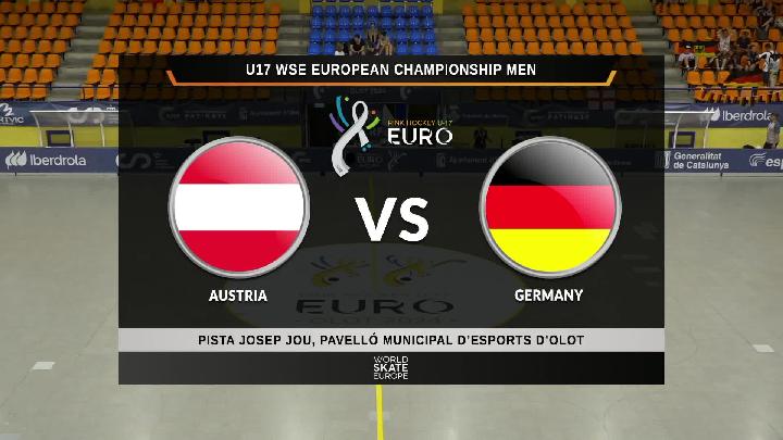 #WSERinkhockey #U17WSEEuro - Under 17 Men and Women WSE European Championships - Olot 2024 (Spain) - from 15 to 20 July 2024 –5th matchday: Friday 19 July 2024 | 09:30 - Men - Semifinal #4 5th/8th place - Austria x Germany | 11:30 - Men - Semifinal #3 5th/8th place - England x Switzerland | 13:30 - Women - Portugal x France | 15:15 - Women - Italy x England | 17:00 - Men - SemiFinal #1 - Portugal x France | 19:00 - Women - Germany x Spain | 20:45 - Men - SemiFinal #2 - Spain x Italy