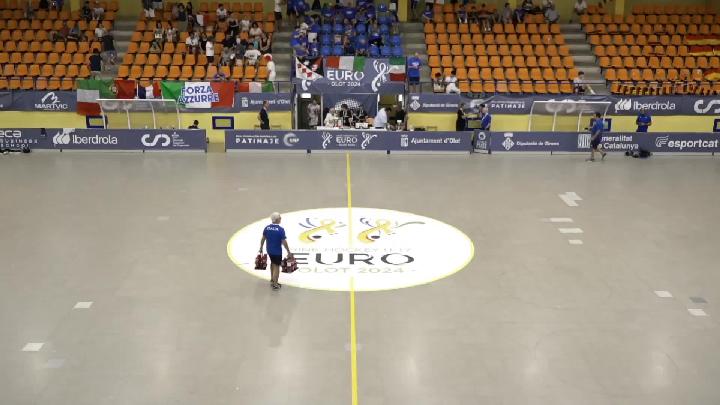 #WSERinkhockey #U17WSEEuro - Under 17 Men and Women WSE European Championships - Olot 2024 (Spain) - from 15 to 20 July 2024 - 1st matchday – Monday 15 July 2024 | 09:30 – Men – Group B – Switzerland x England | 11:15 - Men - Group B - Austria x Germany | 13:00 - Women - Portugal x England
14:45 - Women - Italy x Germany | 16:30 - Men - Group A - France x Italy | 18:00 - Opening Ceremony | 19:00 - Women - France x Spain | 20:45 - Men - Group A - Spain x Portugal
