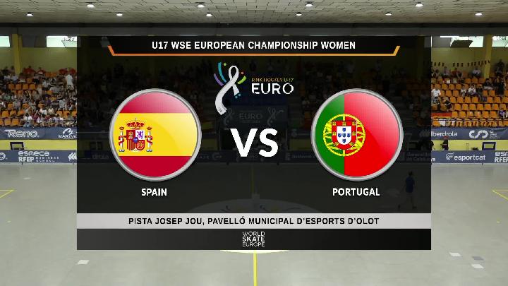 #WSERinkhockey #U17WSEEuro - Under 17 Men and Women WSE European Championships - Olot 2024 (Spain) - from 15 to 20 July 2024 –6th matchday: Saturday 20 July 2024 | 09:00 - Men - Final 7th/8th place - Austria x England | 11:00 - Women - Final 5th/6th place - Germany x England | 13:00 - Men - Final 5th/6th place - Germany x Switzerland | 15:00 - Women - Final 3rd/4th place - Italy x France | 17:00 - Men - Final 3rd/4th place - France x Italy | 19:00 - Women - Final 1st/2nd place - Spain x Portuga