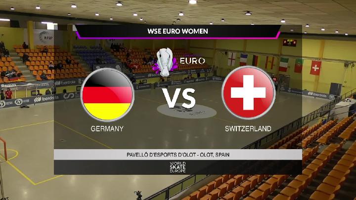 #WSERinkhockey #WSEEuroW #WSEEuroWomen - 16th European Champions Senior Women - Olot 2023 - From Monday 4th to Saturday 9th December - Friday 8th December 2023 - h 15:30 (CET) - Match #13 - Class.5/7 place - Germany x Switzerland