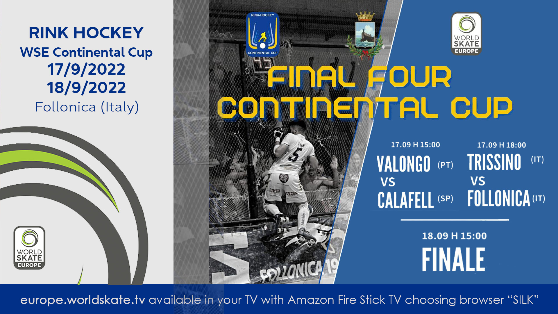 Rink Hockey WSE Continental Cup Follonica (Italy) 2022